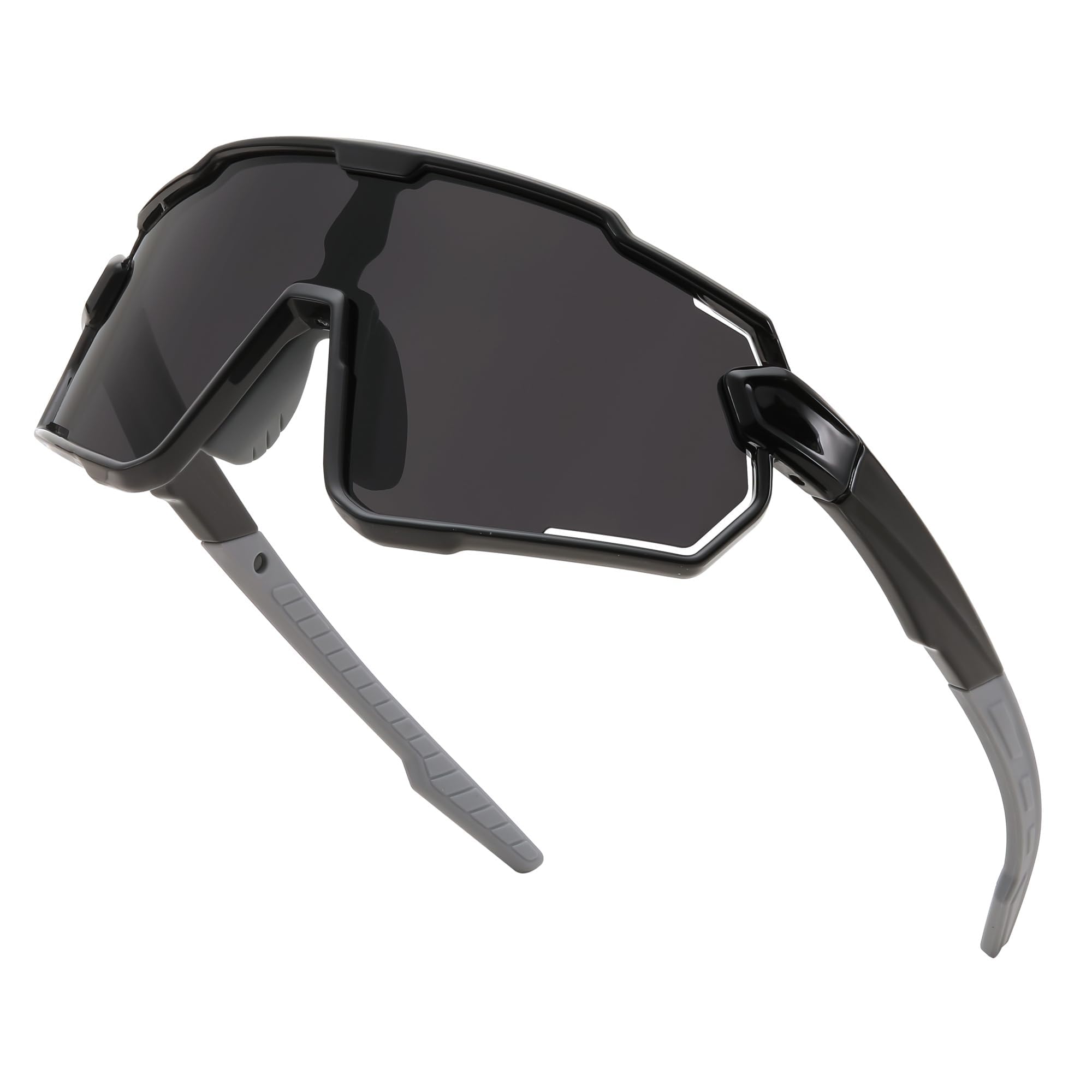 FEISEDY Jugendliche Kinder Sportbrille Polarisiert 6-15 Jahre Fahrradbrille UV400 Schutz Sport Sonnenbrille für Jungen Mädchen B0190