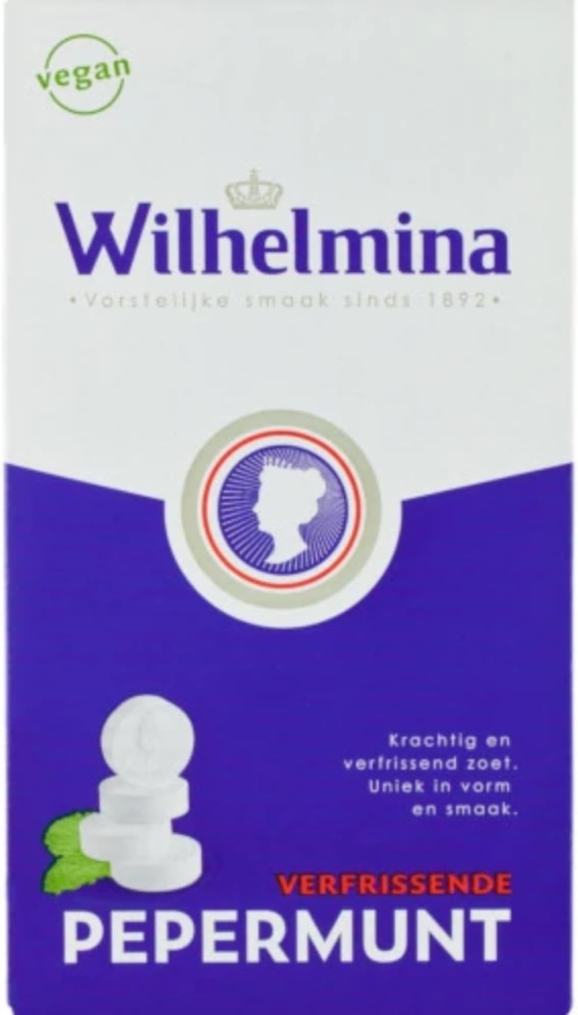 Wilhelmina Peppermints Box 3.5 Oz (Pack of 12) by Fortuin