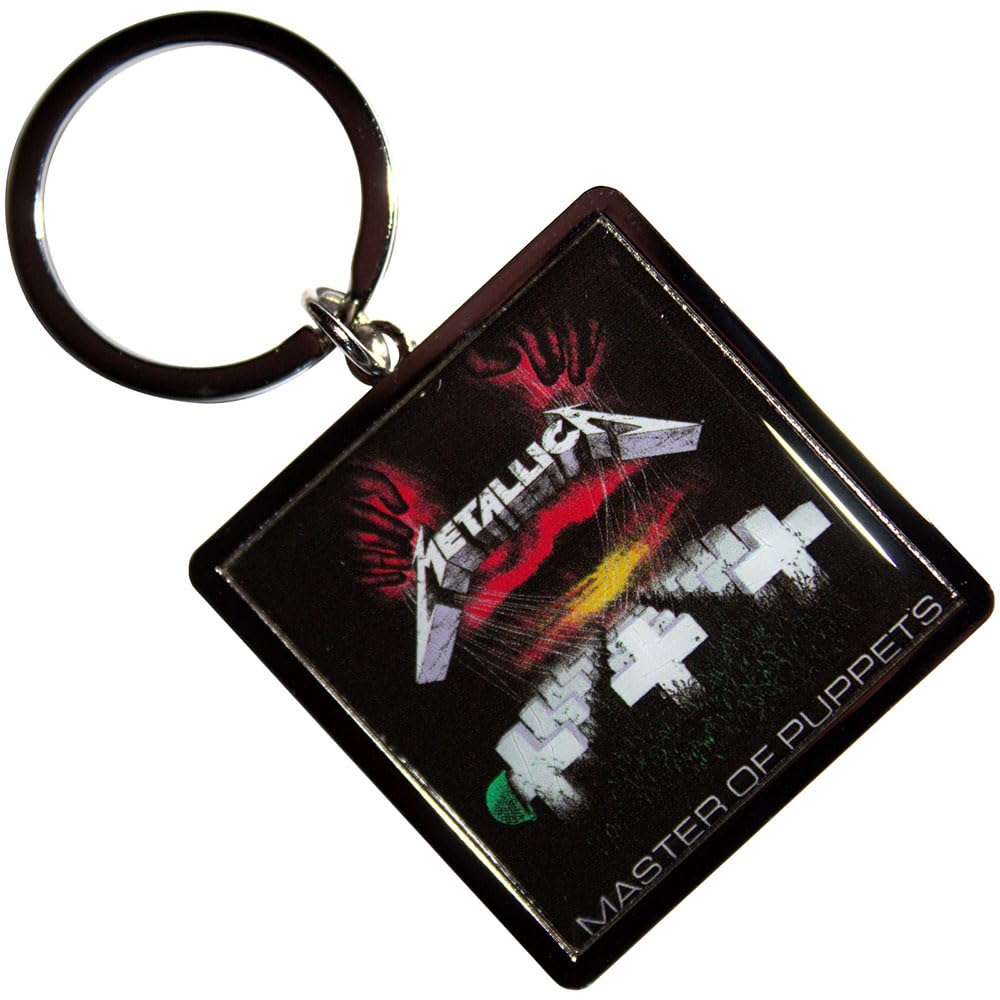 Rock Off officially licensed products Metallica Master Of Puppets Keyring Keychain One Size