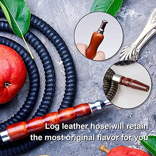 Huanxin 21" 3 Hookah Set für Shisha Schlauch Komplettset Deluxe Crystal Pearl Shisha Glasvase Mosaik Set – Bild 6