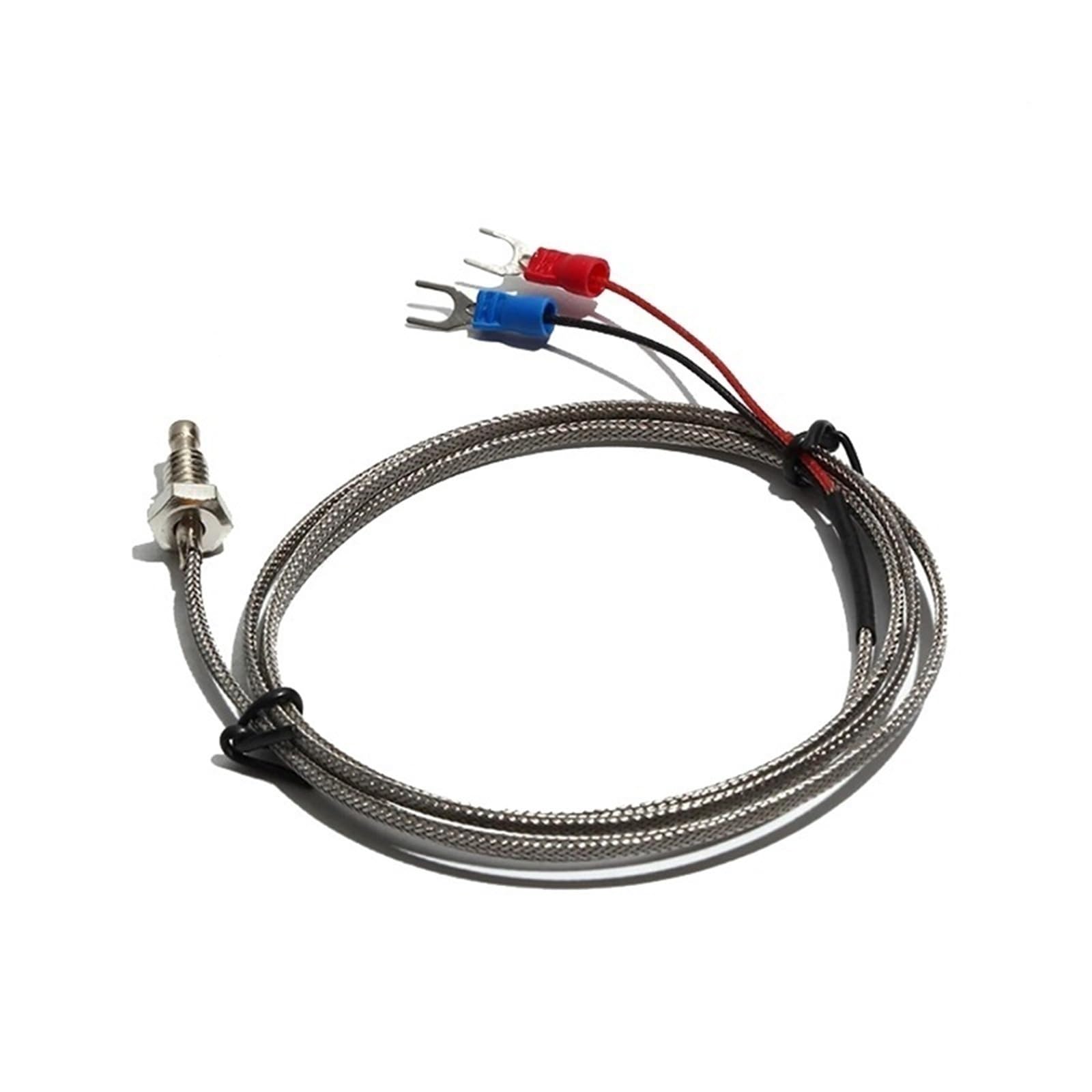 REX-C100 - Controlador de temperatura PID, CA 100-240 V, salida SSR/relé, con termopar M6 tipo K, juego de termostato de alta precisión (juego de controlador, salida SSR)