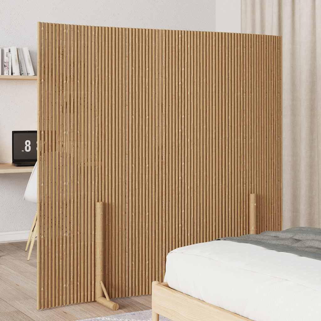 vidaXL Separé in Bambù 180x170 cm, Marrone, Schermo Flessibile per Interni ed Esterni, Barriera Privacy per Giardino o Terrazza