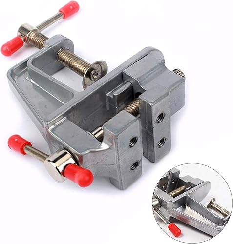 Miniatura 5 de Mini tornillo de banco pequeño abrazadera de mesa universal taladro prensa tornillo de prensa para bricolaje joyería reloj reparación nuclear talla