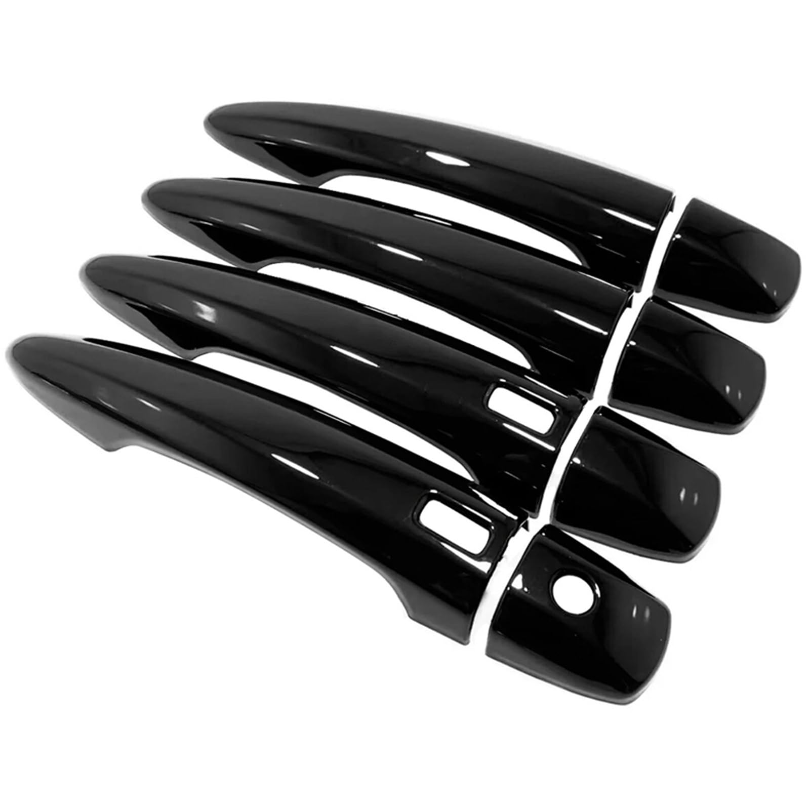 Rdwspli One Color Exterior Handle Shell Compatible With Nissan For Pathfinder 2022-2025 Glossy Black Exterior Side Door Handles Cover Trim Abs Car Accessories 8Pcs