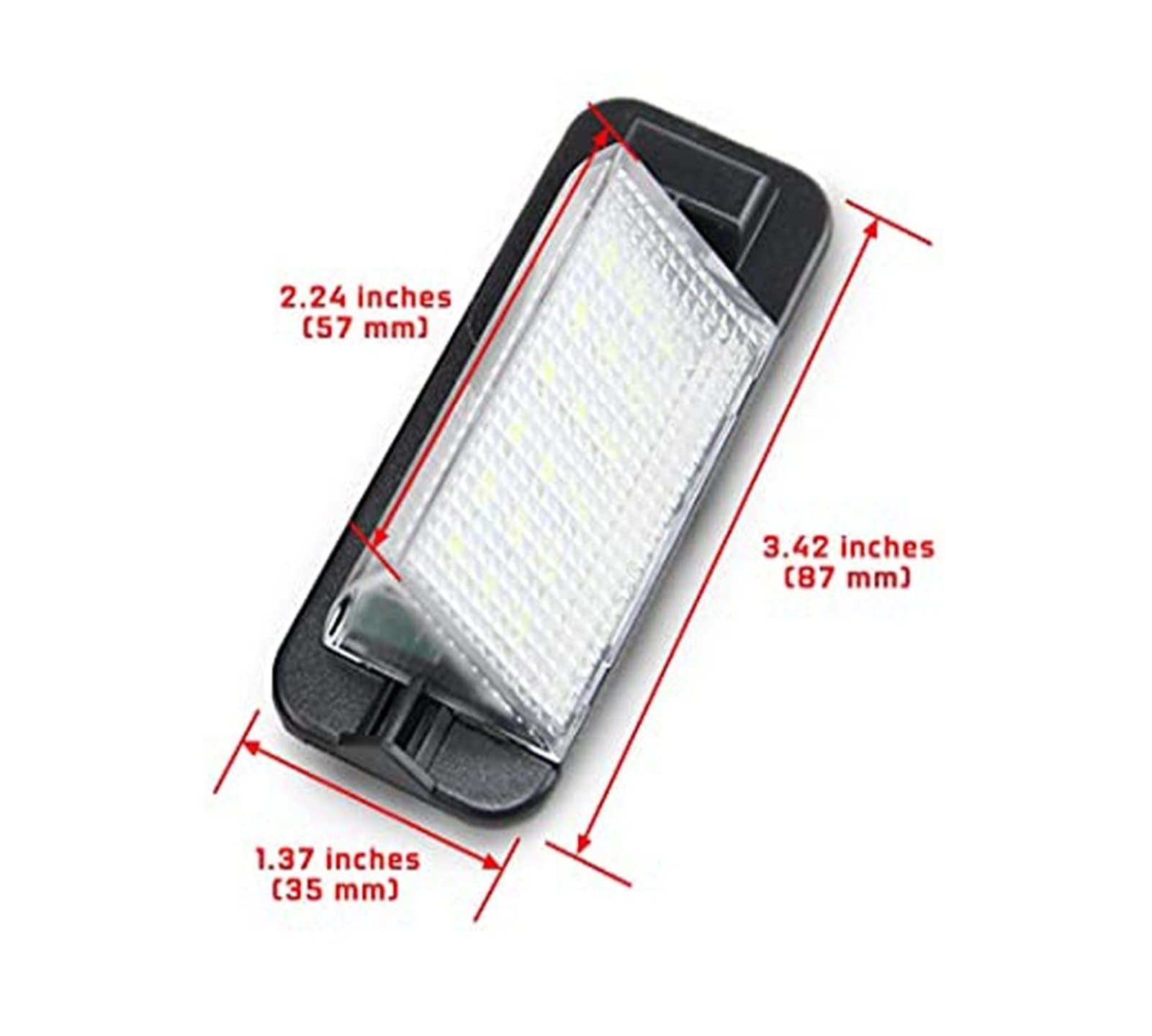 Luci targa per auto Lampadina Per Targa A - Per Auto Per E36 CANBUS Car 18SMD Luce Targa Per Scatola Di Coda