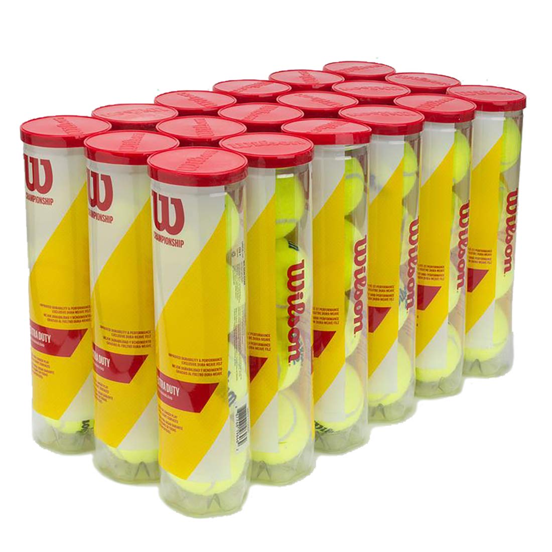 Buy WILSON Championship Extra Duty Tennis Ball Case (4 Ball Cans / 18