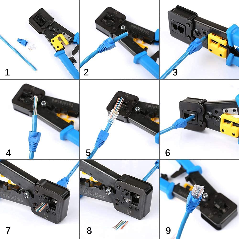 axGear RJ45 Crimp Tool - Professional Crimping -7