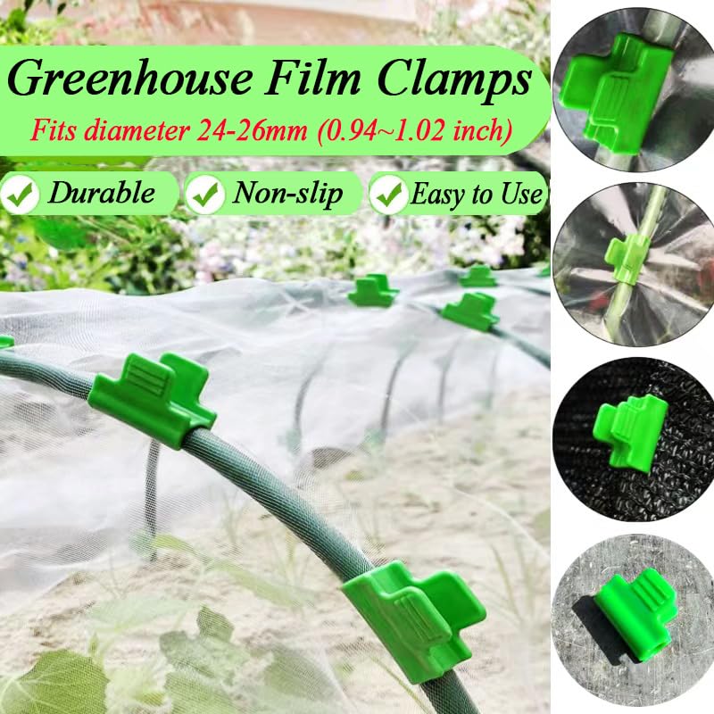 Wopanxye 32pcs Greenhouse Frame Clips - Image 3