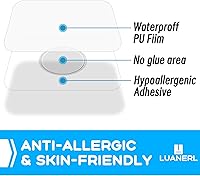 Vista 2 de Adhesivo impermeable para cubiertas de sensor Freestyle Libre 2/3 - 50 piezas impermeables para Freestyle Libre3/2 CGM parches adhesivos