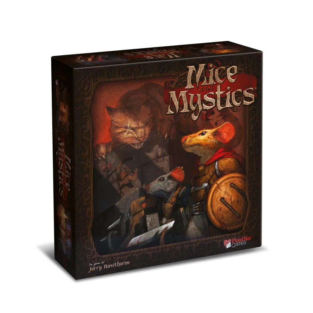 Asmodee – MICE AND MYSTICS – Gioco da Tavolo Collaborativo | Gioco da Tavola di Strategia e Avventura a Tema Animali – 1-4 Giocatori – 8+ Anni – 60-90 Minuti – Edizione Italiana