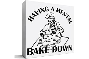 Funny Kitchen Baking Table Decor Wooden Sign