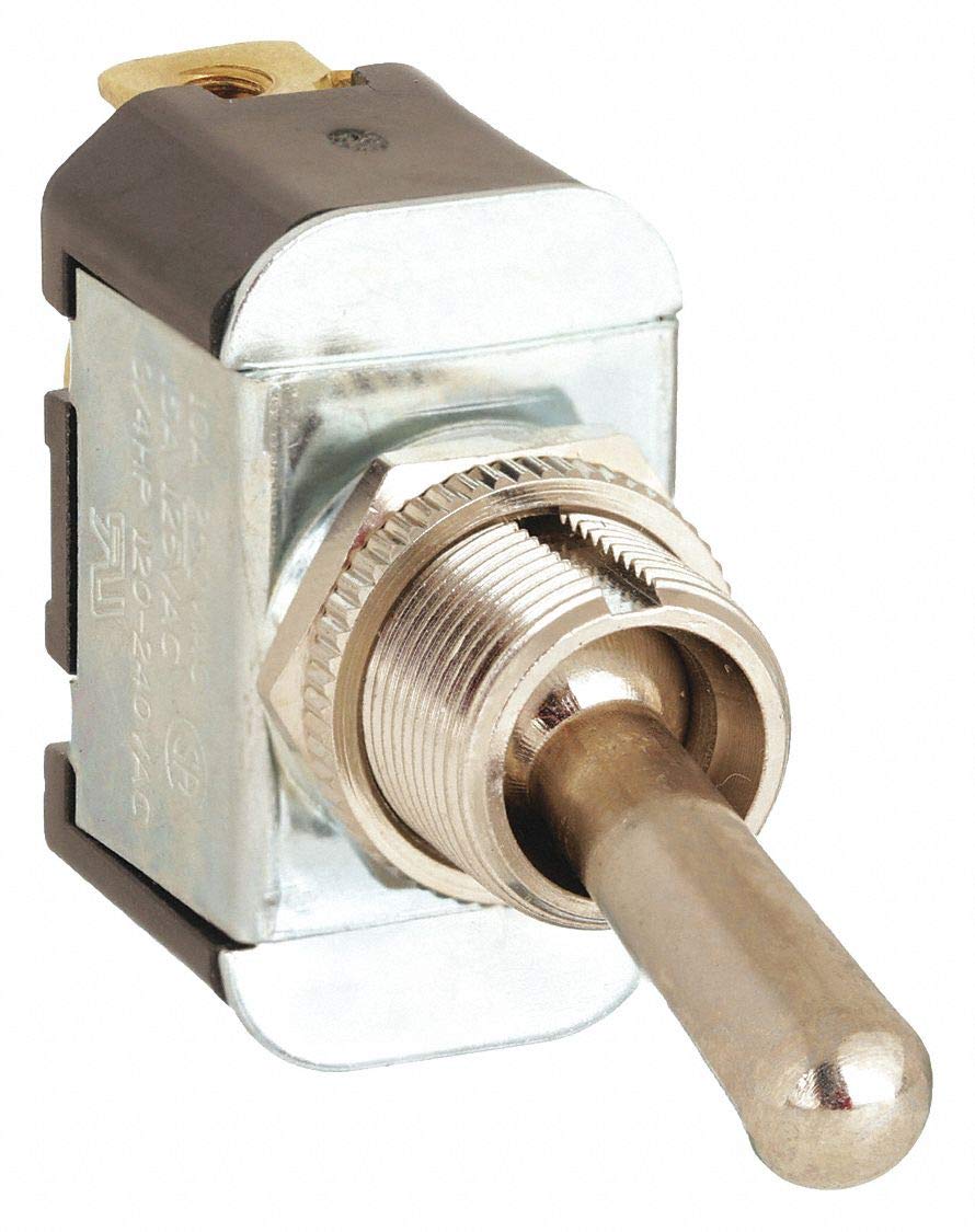 Carling Technologies Toggle Switch, Number of Connections: 2, Switch Function: On/Off