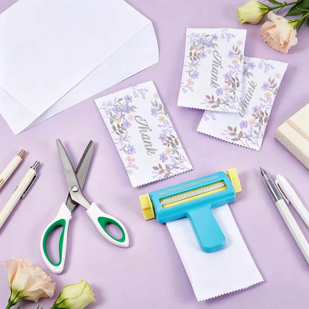 UNICRAFTALE Kit Per Il Tempo Libero Creativo Rullo Per Goffratura In Plastica Per Carta Forbici Cran In Acciaio Inox Carta Posa Vergine Strumento Per Borse Di Caramelle Artigianato E Forniture Per