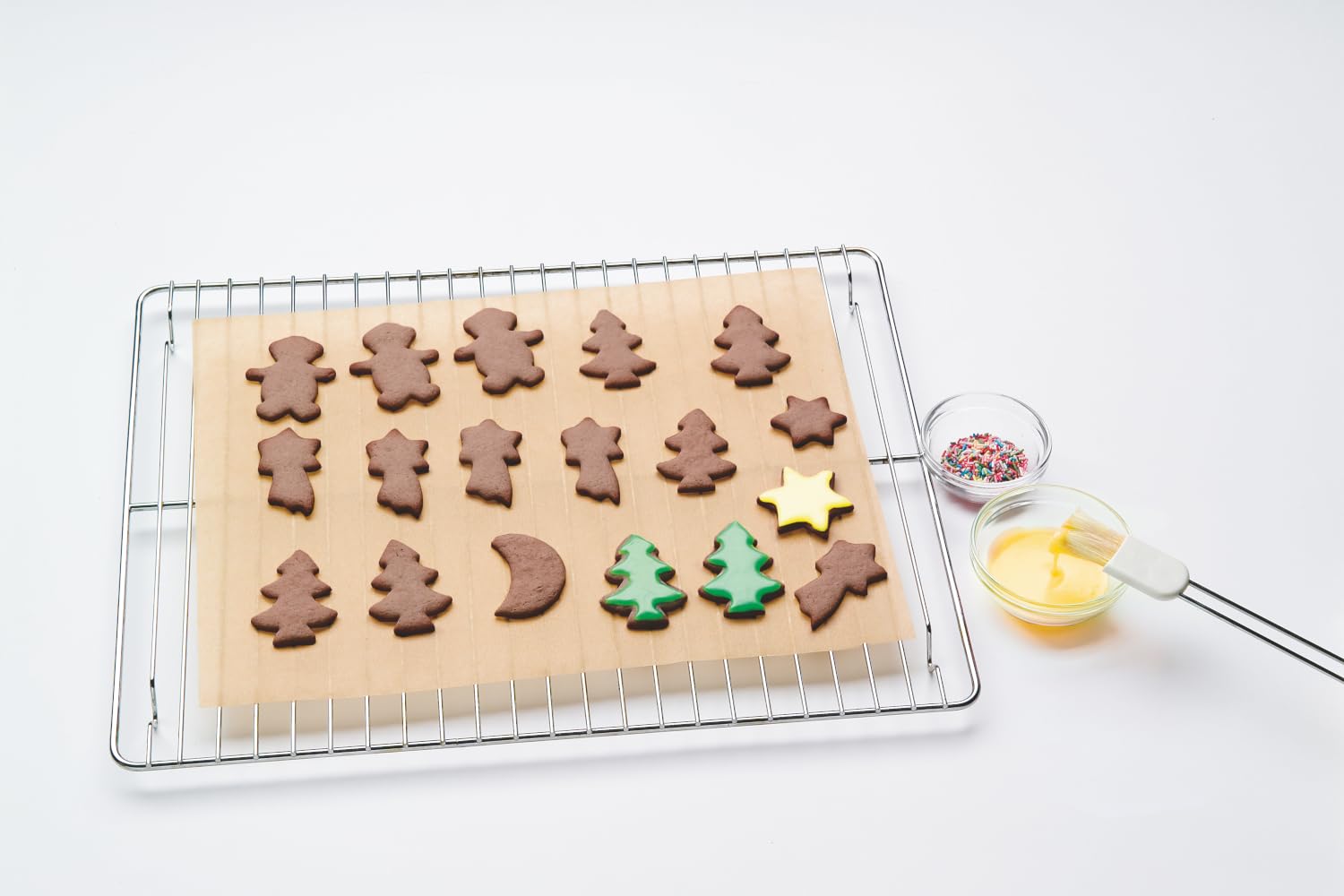 Dr. Oetker Schoko-Ausstechplätzchen – 6er Pack Backmischungen für Schoko-Kekse aus Mürbeteig, Teig für leckere Weihnachtsplätzchen, Keksmischung für weihnachtliches Gebäck