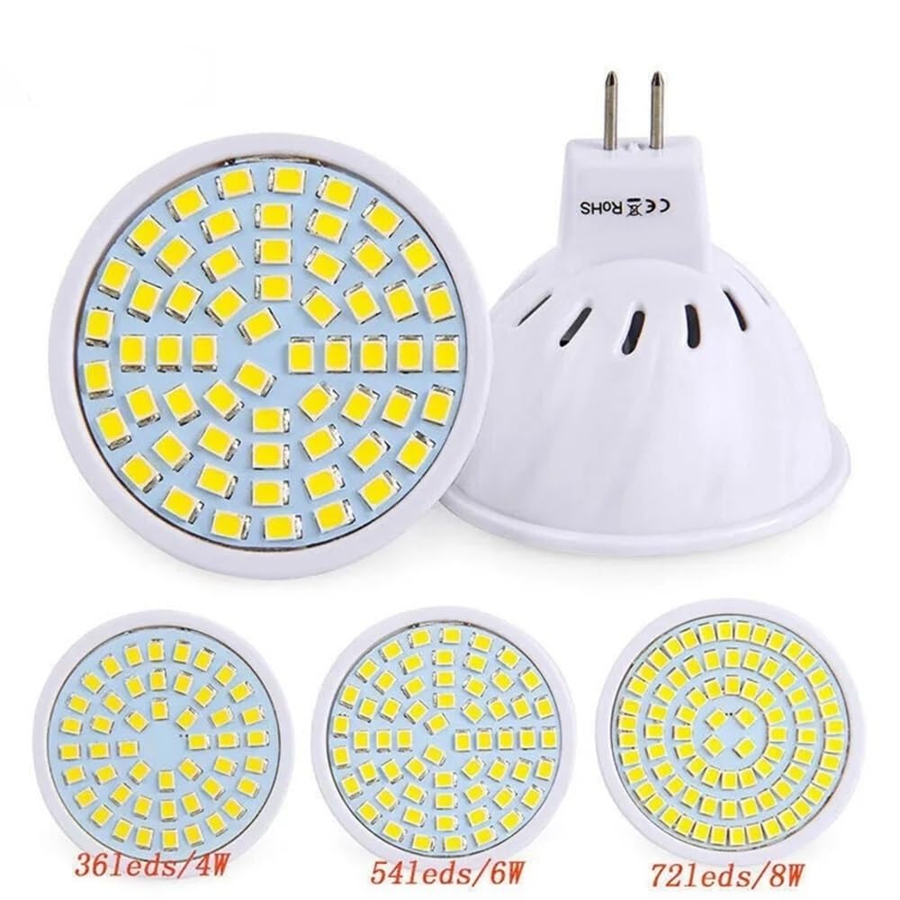 Żarówki do domu, 10 sztuk, żarówka LED AC110V GU10 / E27 36/54/72 LED reflektor LED MR16 12V-24V lampa jasna