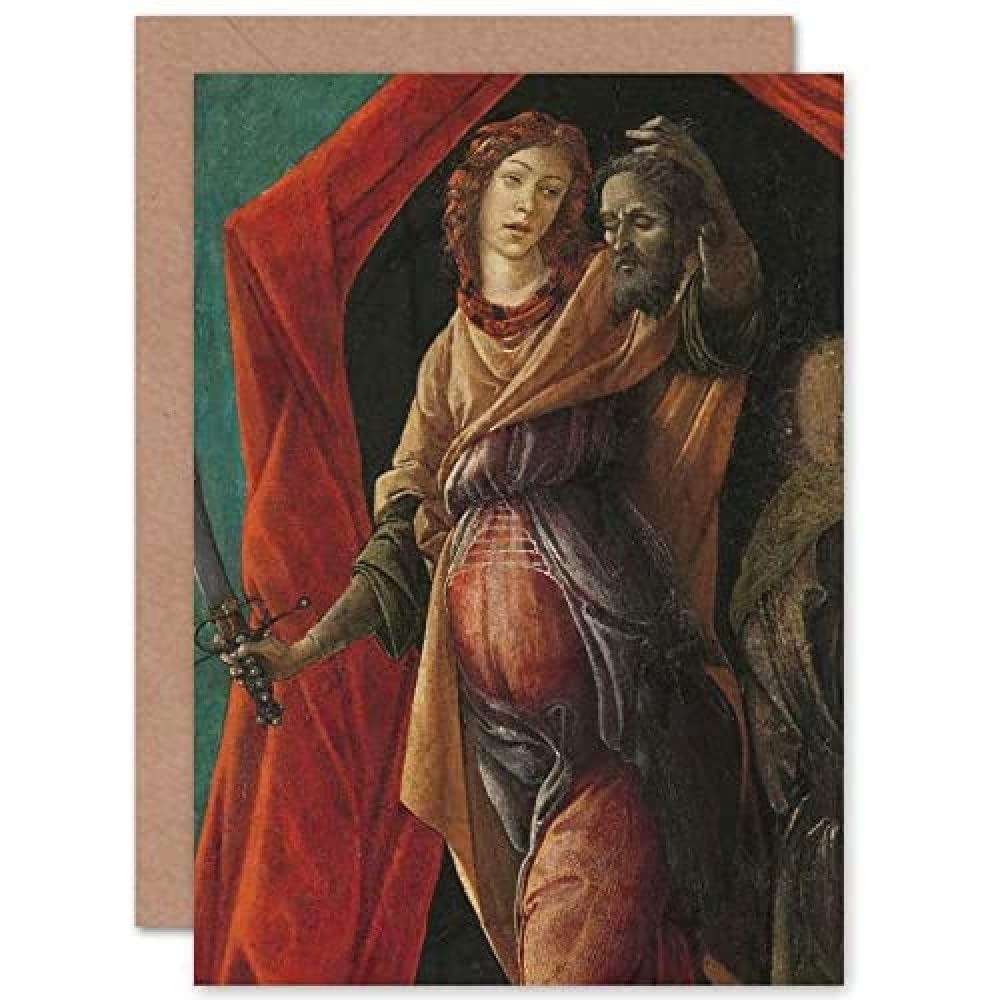 Artery8 Botticelli Judith With Head Of Holofernes Painting Greeting Card