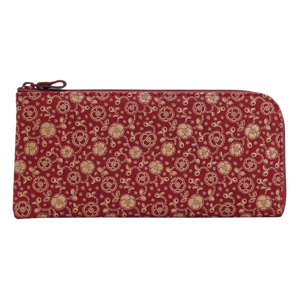 Amazon | 印傳屋(INDEN-YA) 印伝 L字ファスナー長財布(小銭入れ