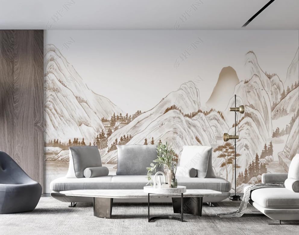 Papier peint intissé haut de gamme grand format paysage artistique