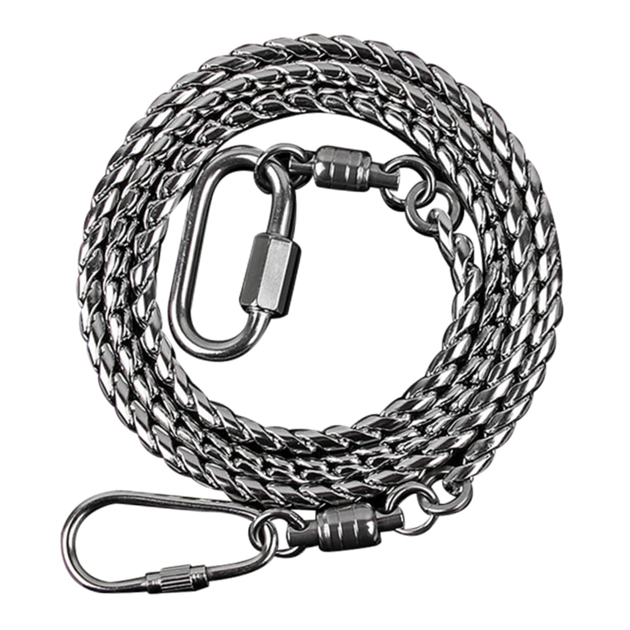 YARNOW 2 Piezas Tobillera de pie de pájaro Bobina Correa de pie de Loro corrente aço inoxidável Decorate decoración de pájaros Cadena de pie de Acero para pájaros Tobillera de pie de Loro