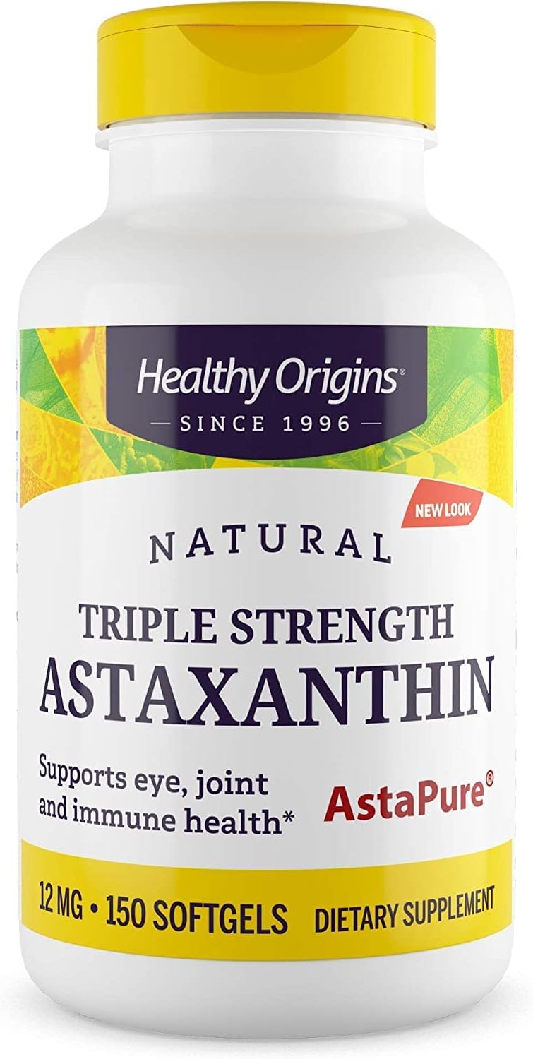 Healthy Origins Triple Strength Astaxanthin 12