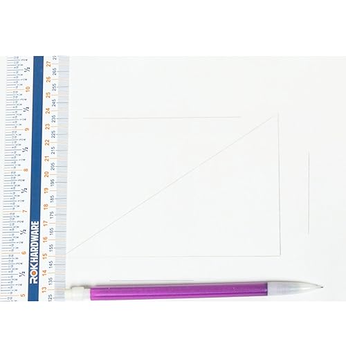 Miniatura 5 de Rok Hardware de medición de plástico Flexi 12" fácil lectura inglesa métrica 12.008 in regla convertidor, ROKRULER2