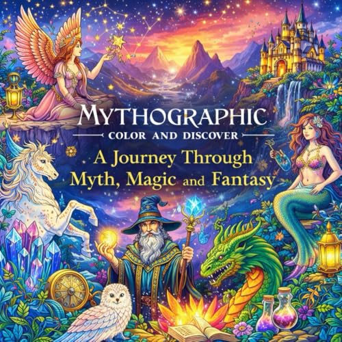 Mythographic Color and Discover: Fantasy Worlds Filled with Magic and Wonder