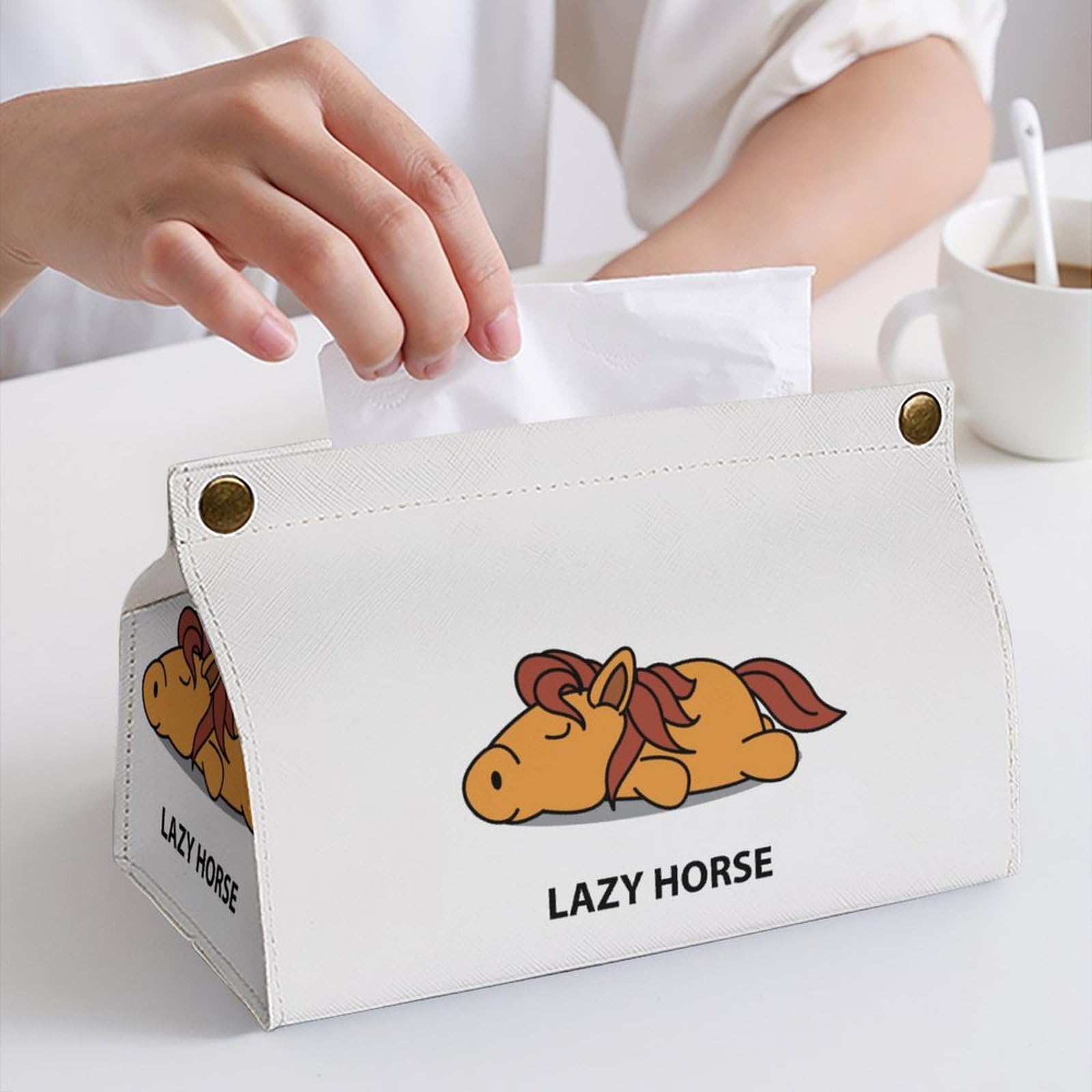 高級感のある ティッシュケース ．ティッシュボックス·ティッシュカバー うま馬 Amazon｜ティッシュケース かわいい うま 馬 ティッシュボックス PU