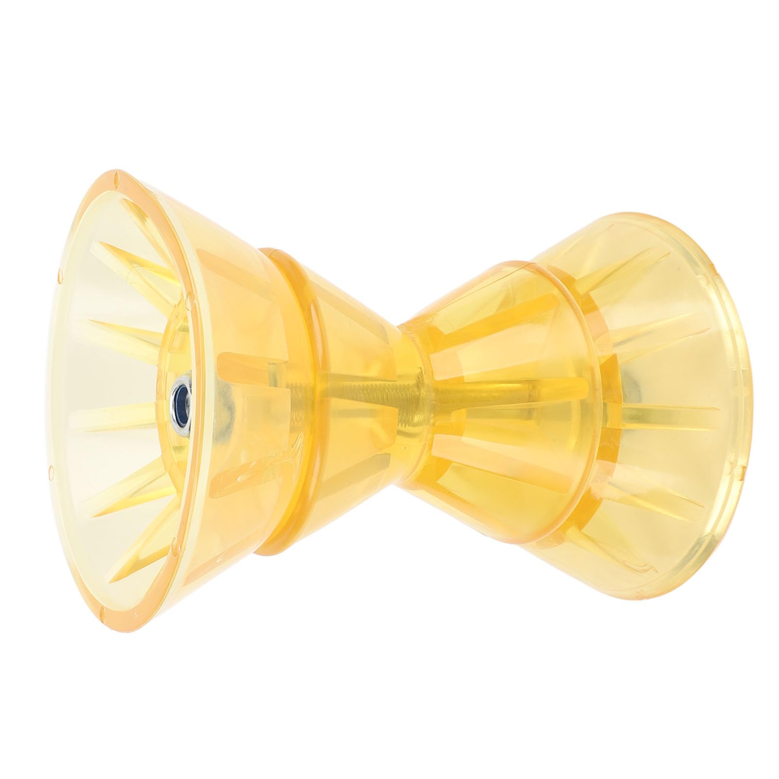 5-0.62 in. ID Gold TPR Spool Roller with Bushing, White Solid