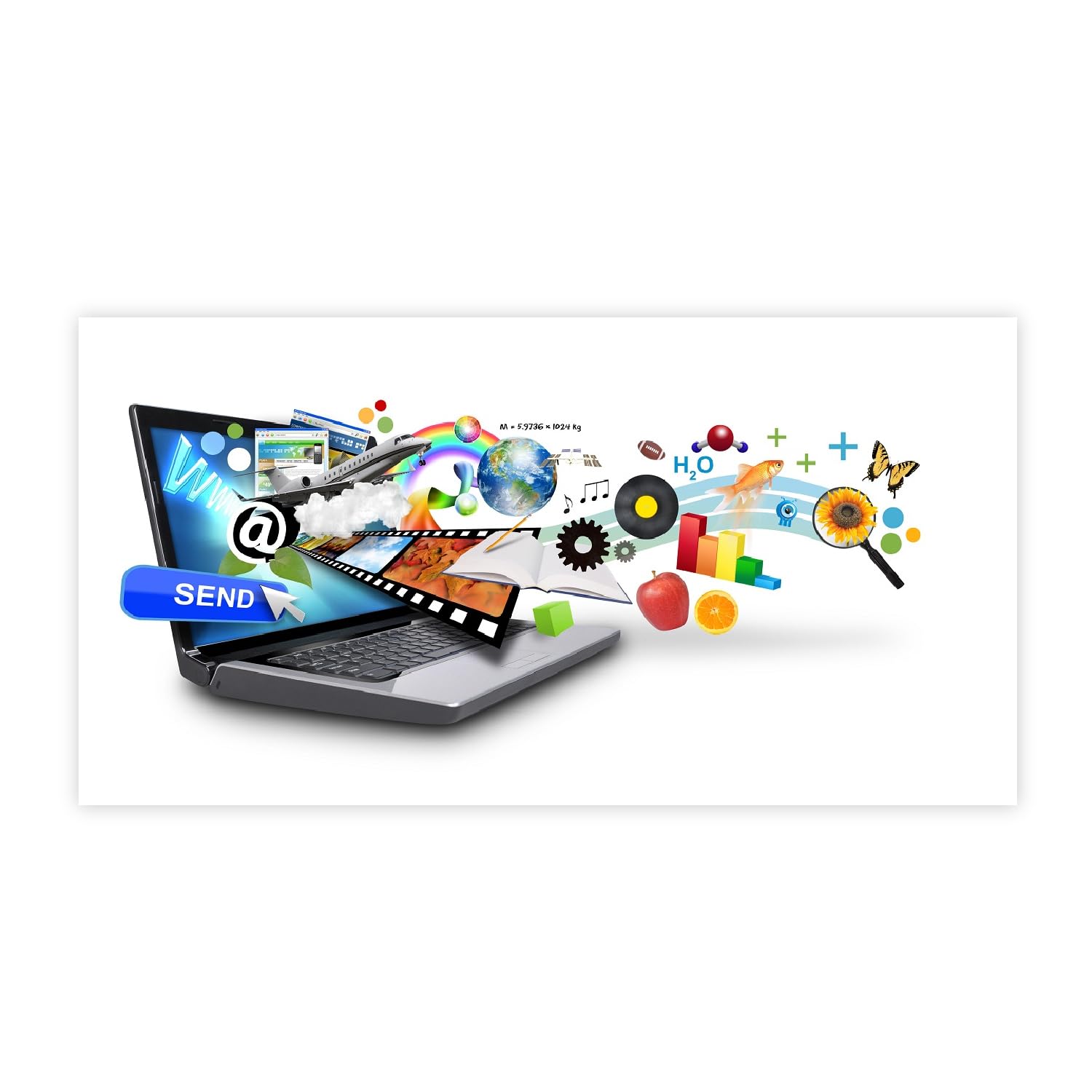 fingerz Creative Graphic Technology Stickers for Office Computer Shop Wall Door Hall Decor Poster Synthetic Inspirational Signage Decal Multi Colored High Resolution Image (18 x 9 inch) (B07QM1DL55) Amazon Price History, Amazon Price Tracker