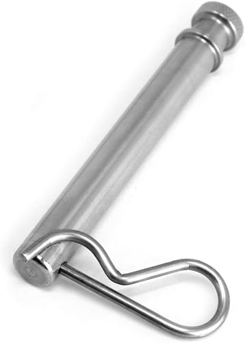 Miniatura 3 de LFPartS Kit de clip de sujeción con pasador de enganche de remolque de acero inoxidable de 58 pulgadas de diámetro para receptor de 2 pulgadas
