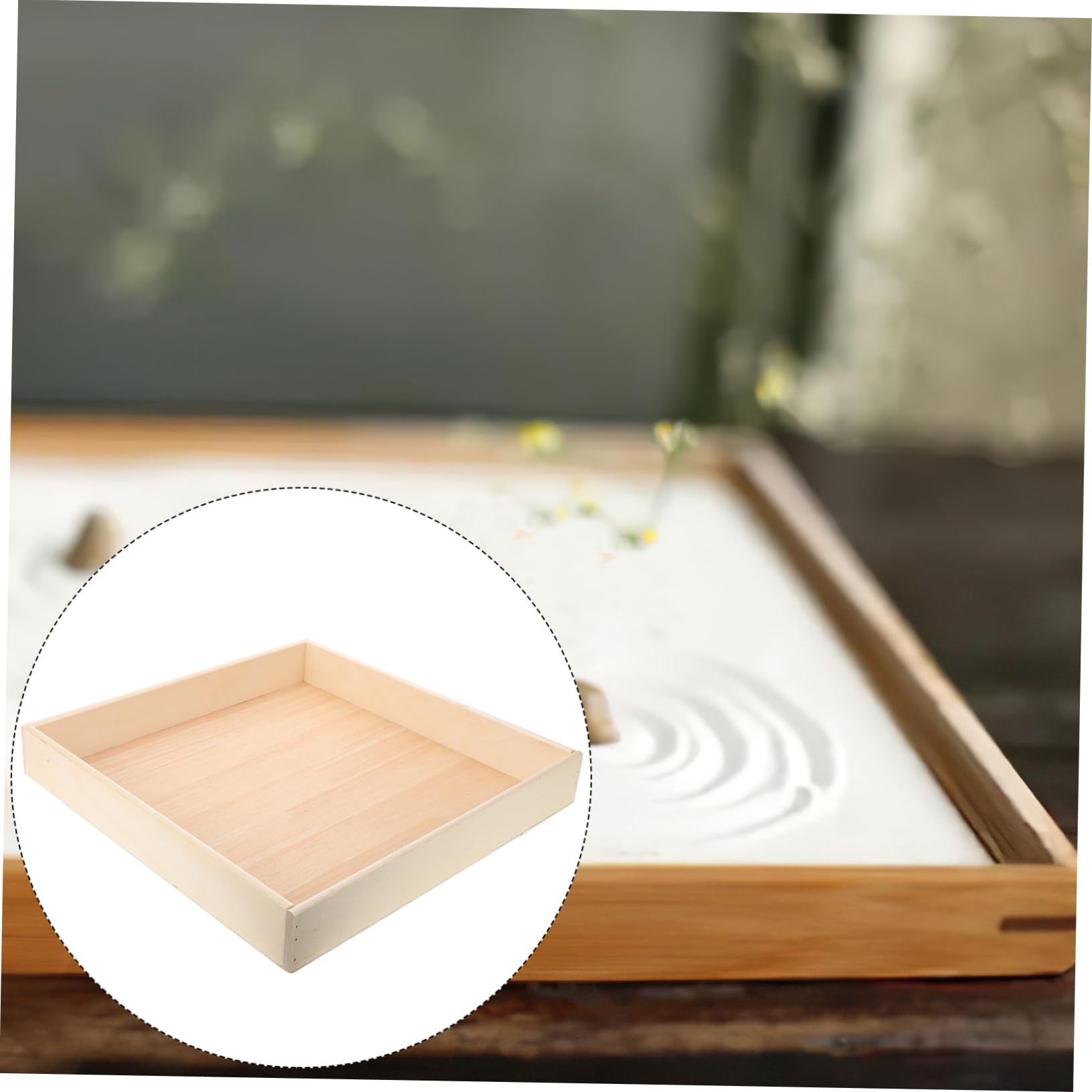 Kinderspielzeug Sandkasten, Tragbar, Beige, für Drinnen | Kindersandkasten, Aufbewahrungsbox, Rechteckige Form, für Kinder, Innen und Außen