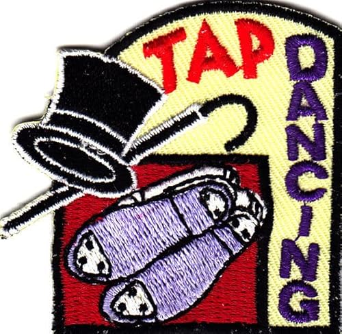 TAP DANCING Iron On Patch Dance