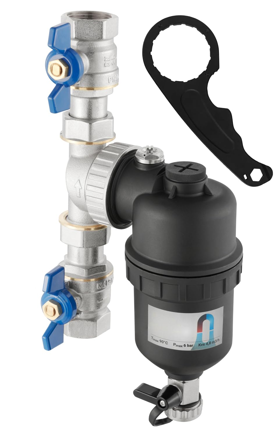 Magnetfilter Für Heizung & Boiler – DN25/1 Zoll, Entfernt Rost & Schmutz Aus Dem Heizungswasser