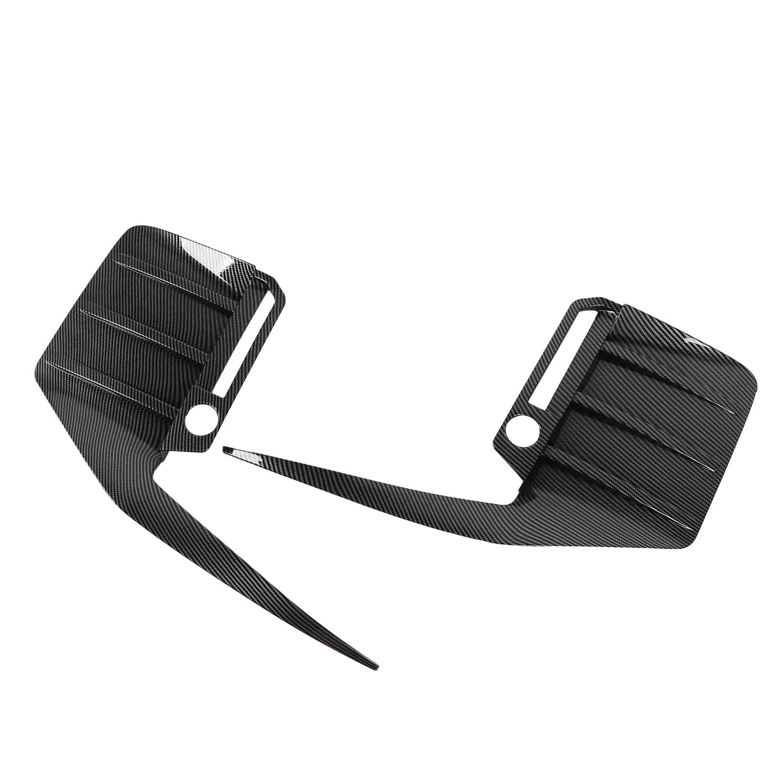 Tbest Parachoques Trasero Difusor Lateral ABS Ajuste Personalizado para