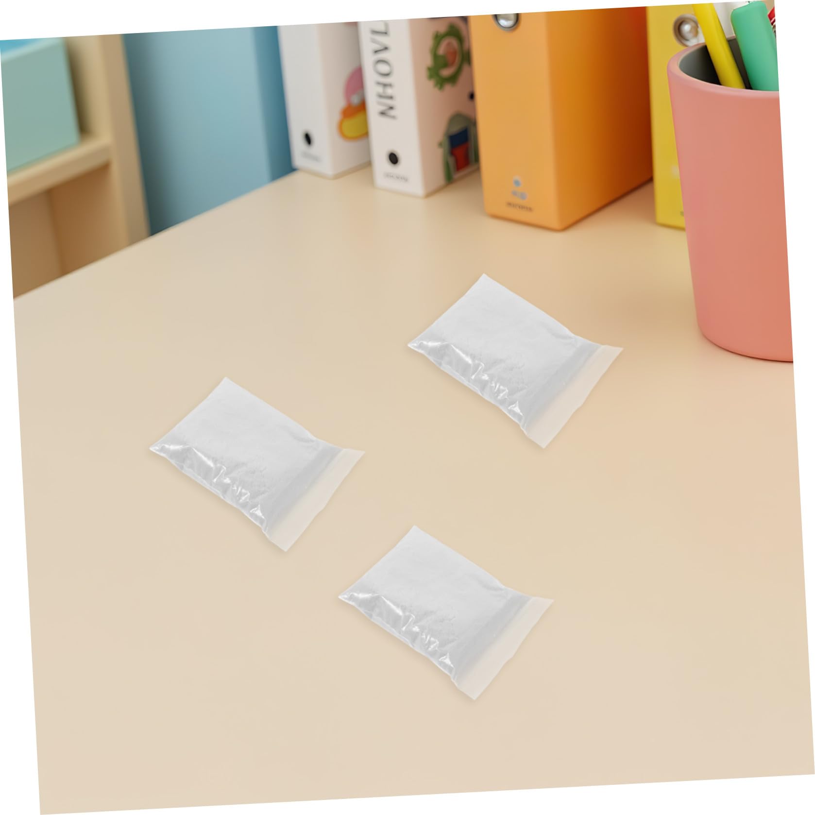 Ipetboom Ciment pour Maison de Poupée Soi-même, Briques de Construction, 20 Sachets, à Base D’amidon de Maïs, pour Maquettes et Petites Constructions