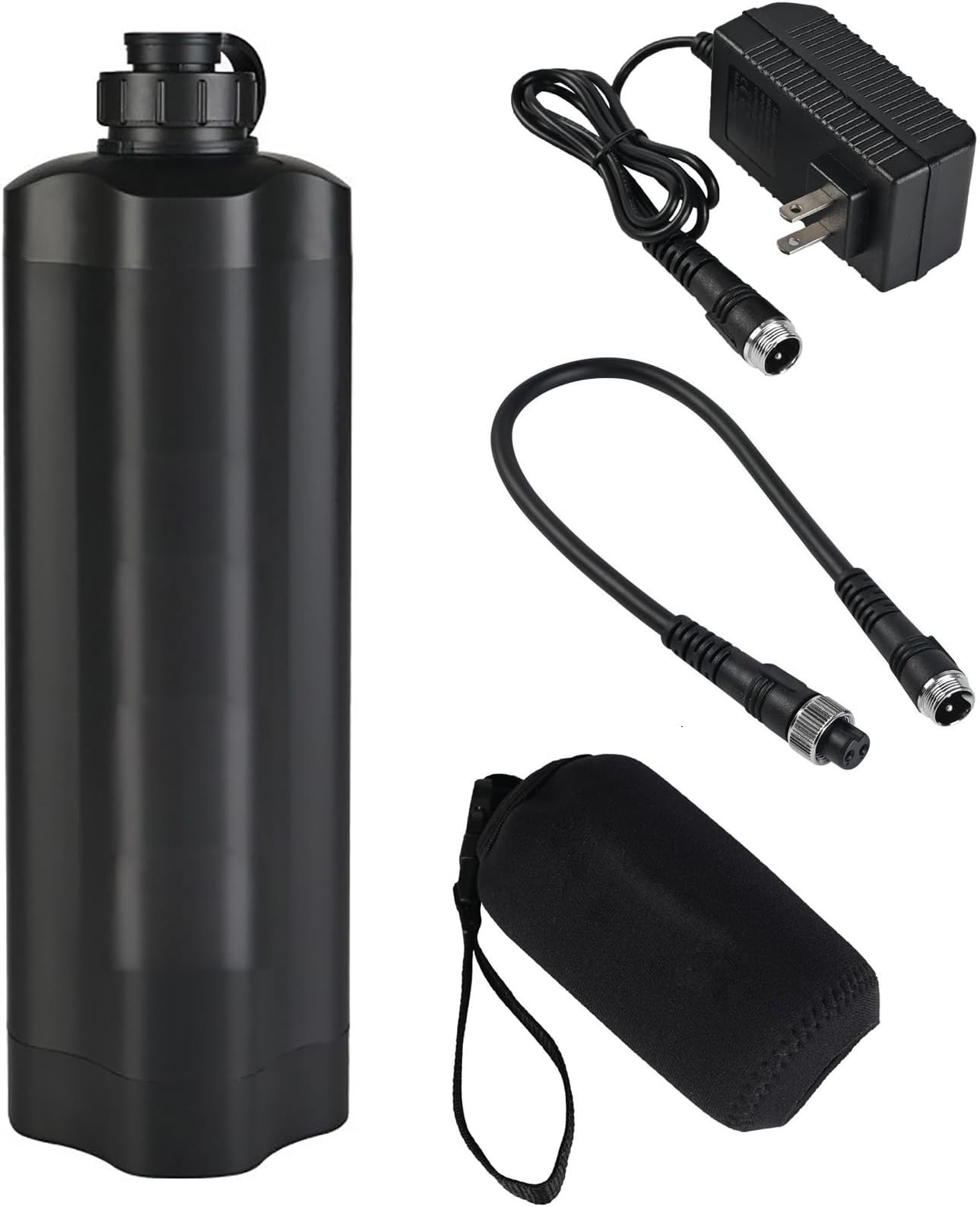 Lithium Battery Pack 14.8V 5000mAh 10000mAh Replaceable Battery 14.8V Electric Winch Lithium Batteries with Charger for 0-150W Motor Conversion Kit