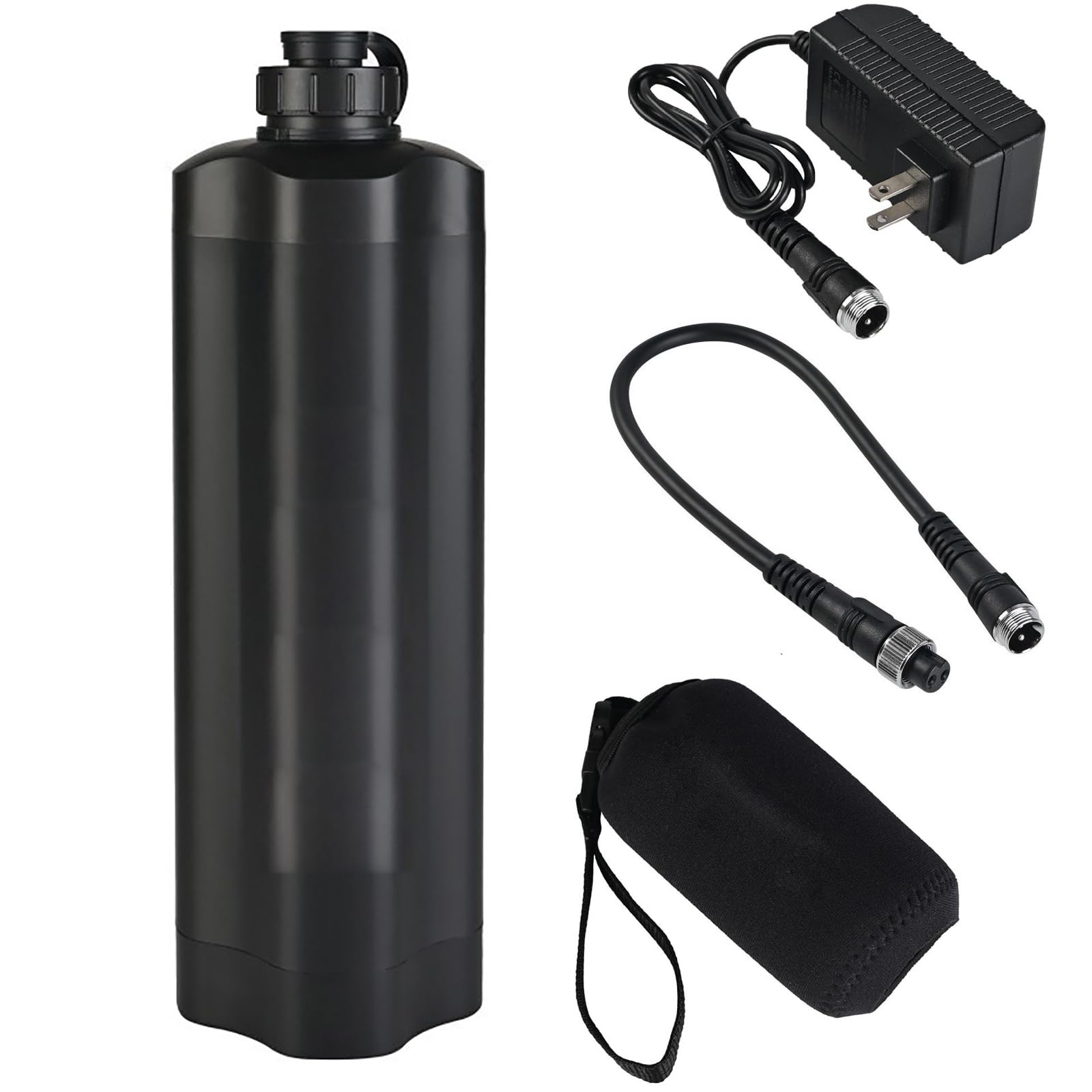 Lithium Battery Pack 14.8V 5000mAh 10000mAh Replaceable Battery 14.8V Electric Winch Lithium Batteries with Charger for 0-150W Motor Conversion Kit