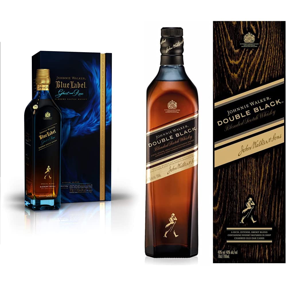 Buy Johnnie Walker Blue Label Ghost and Rare Glenury Royal Blended