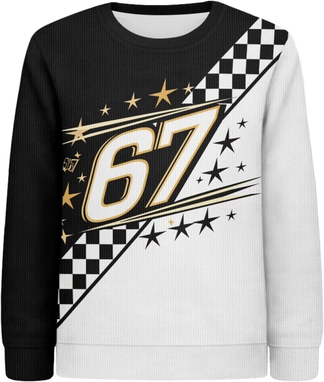 67 Shirts Kids 6 7 Six Seven Long Sleeved Sweaters Boys Girls Round Neck Sweatshirt Cute School Fall Clothes