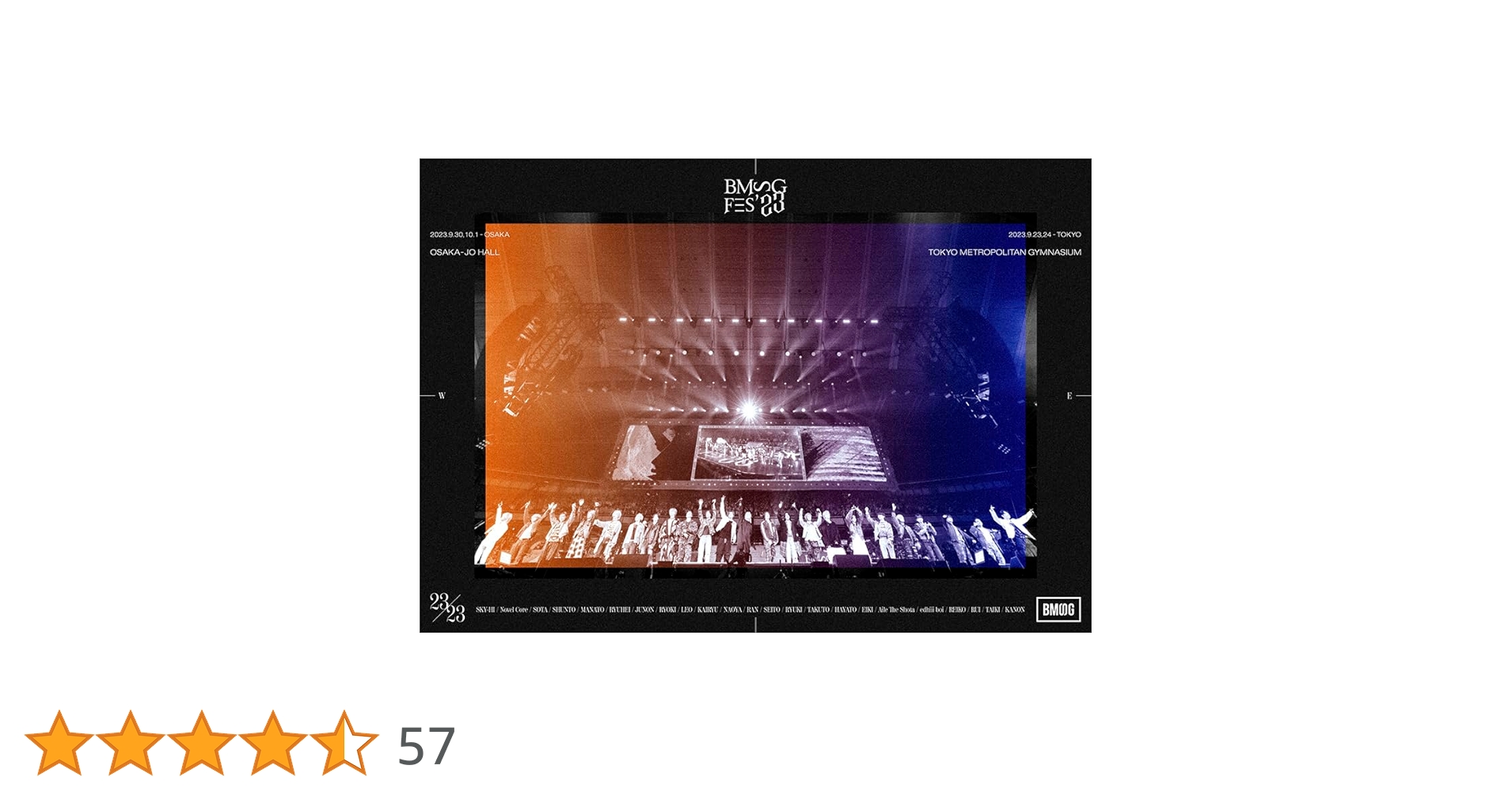 Amazon.co.jp: BMSG FES'23(Blu-ray Disc3枚組(スマプラ対応