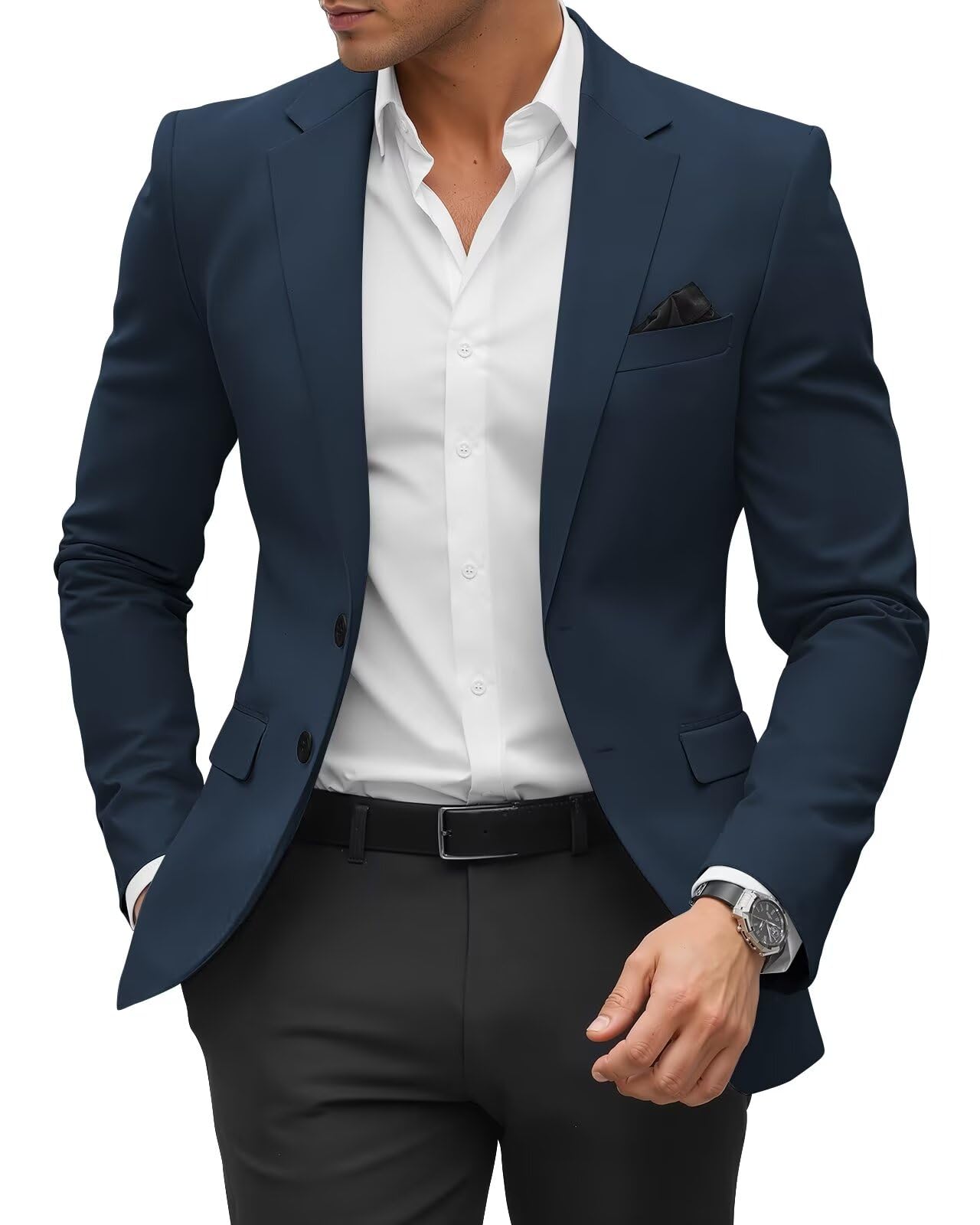 SHUZHXLZANGY Mens Blazers and Sport Coats Slim Fit Jackets for Men Casual Blazer Suit Formal Business
