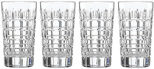 Reed & Barton Nuevo juego de vasos Duncan Highball vintage de 4 piezas, 4.70 libras, transparente