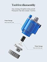 Vista 4 de UPETTOOLS Aquarium Gravel Cleaner - Electric Automatic Removable Vacuum Water Changer Sand Algae Cleaner Filter Changer 110V/28W