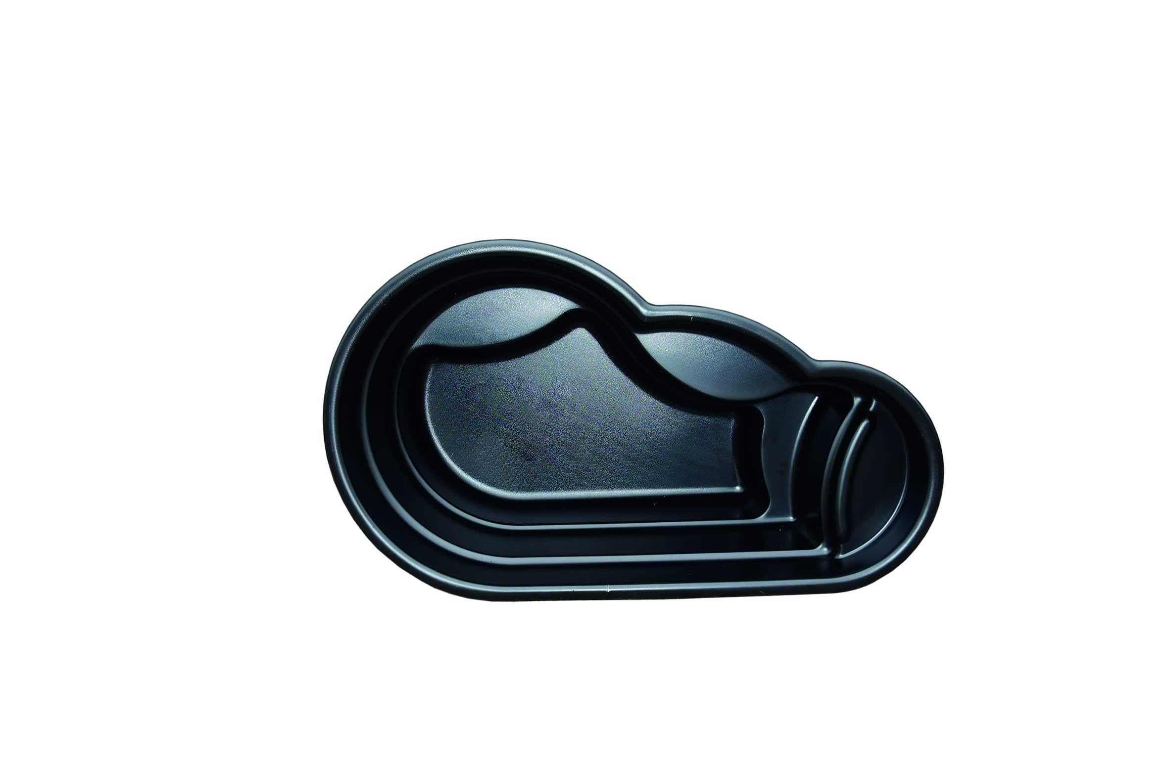 Giardini d'Acqua Laghetto da Giardino Nero MOD Vico Lt 300 Stagno Preformato Nero Vasca Piante Pesci Koi DIY