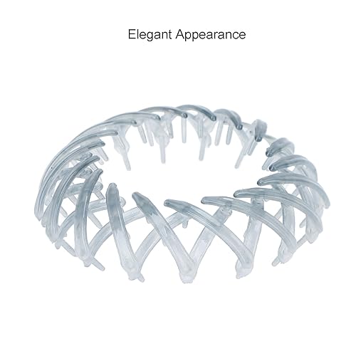 Miniatura 5 de Pinza para el pelo de nido de pájaro, horquilla de resina plástica, soporte para cola de caballo extensible, forma de nido de moda en gelatina