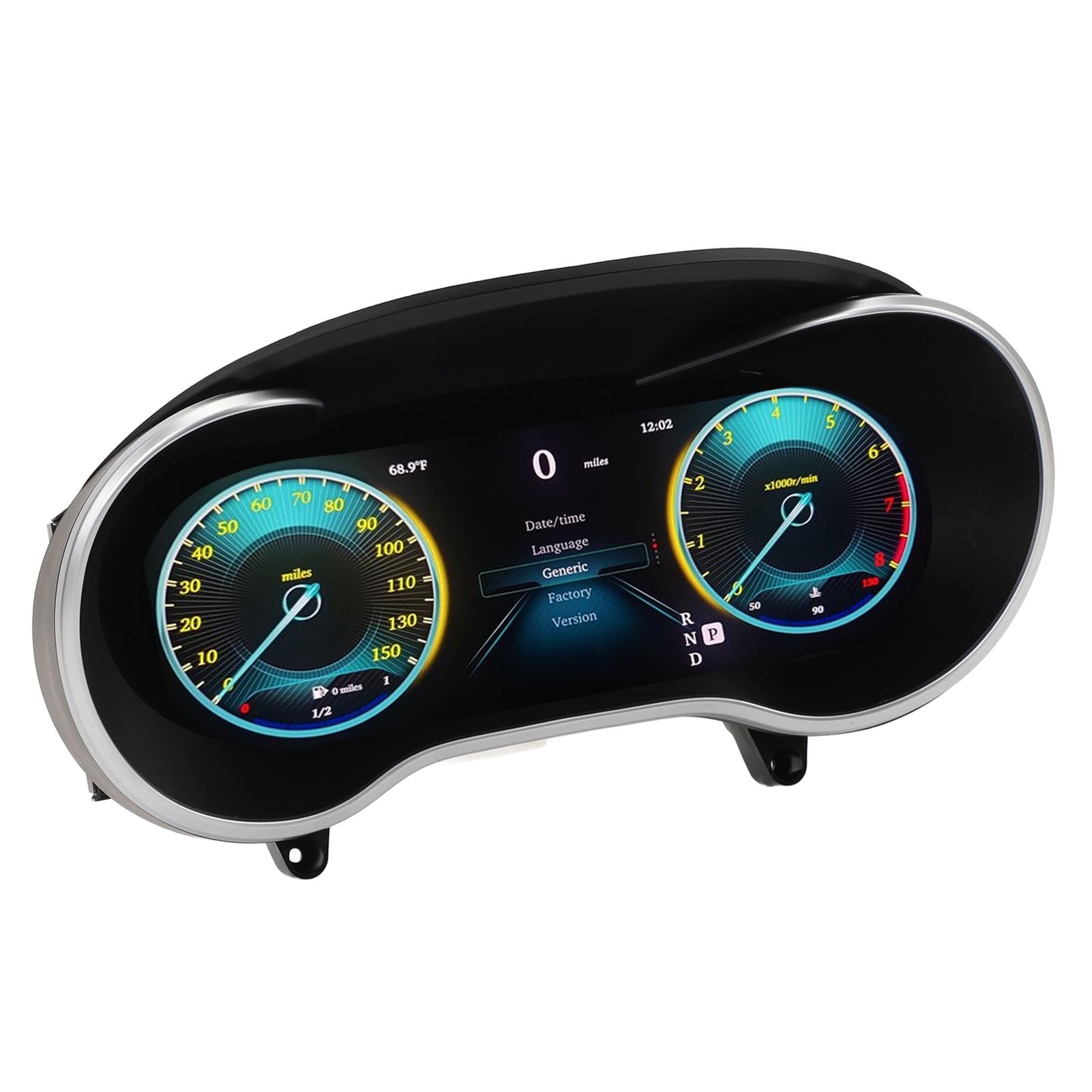 Digital Dash Cluster Instrument, Tashboard de Automóvil Alto Rendimiento para GLC X253 C253 2014-2018 para CarPlay