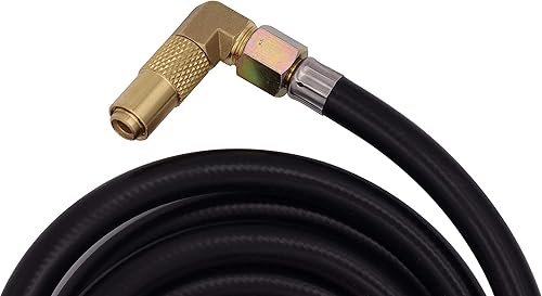 Miniatura 2 de METER STAR Parrilla reguladora universal QCC1 Kit adaptador de manguera y codo de 6.5 pies, regulador de propano y piezas de repuesto de manguera