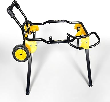 Miter saw and Rolling Table Saw Stand Compatible with DEWALTs Table Saw modleDWE7490XDWE7491RSDWE7499GDD7480DW745 , and Others. Replace oem no.DWE74911-XJ