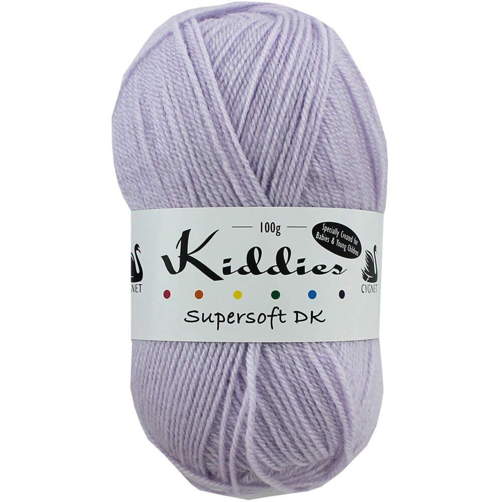 Purple Kiddies Supersoft Dk Yarn - Lilac White - 100G