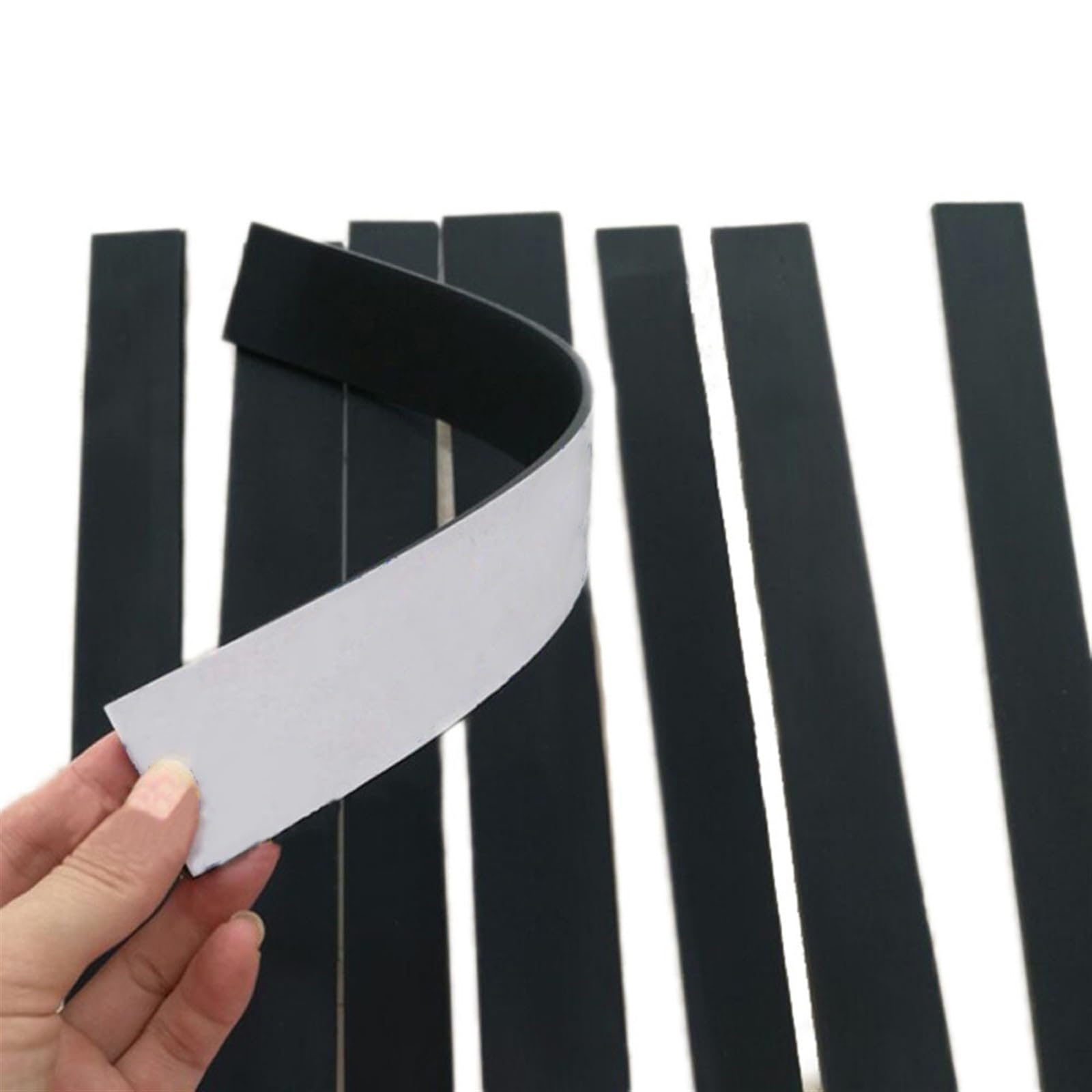 Striscia Di Silicone Autoadesiva Monofacciale Nera Foglio Di Piastra In Gomma Siliconica Tappetino Antiscivolo Per Alte Temperature - Foto 7